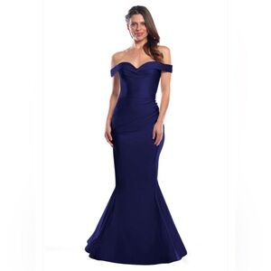 Bari Jay Sweetheart Off the Shoulder Mermaid Dress [Size: L]